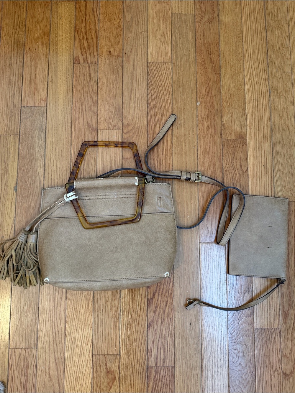 Janie Lucite-Handled Tote Bag from Anthropologie
